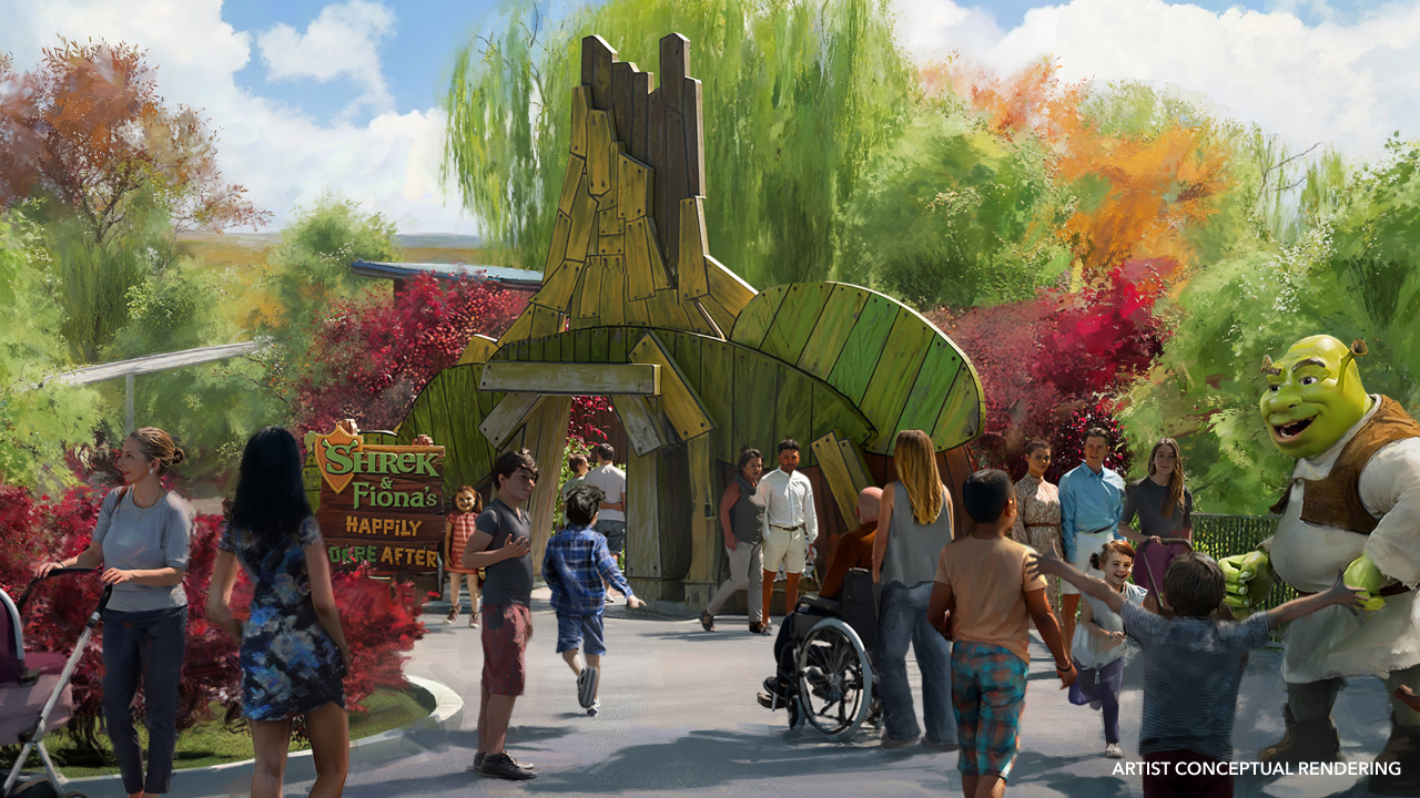 DreamWorks' Shrek's Swamp rendering 2