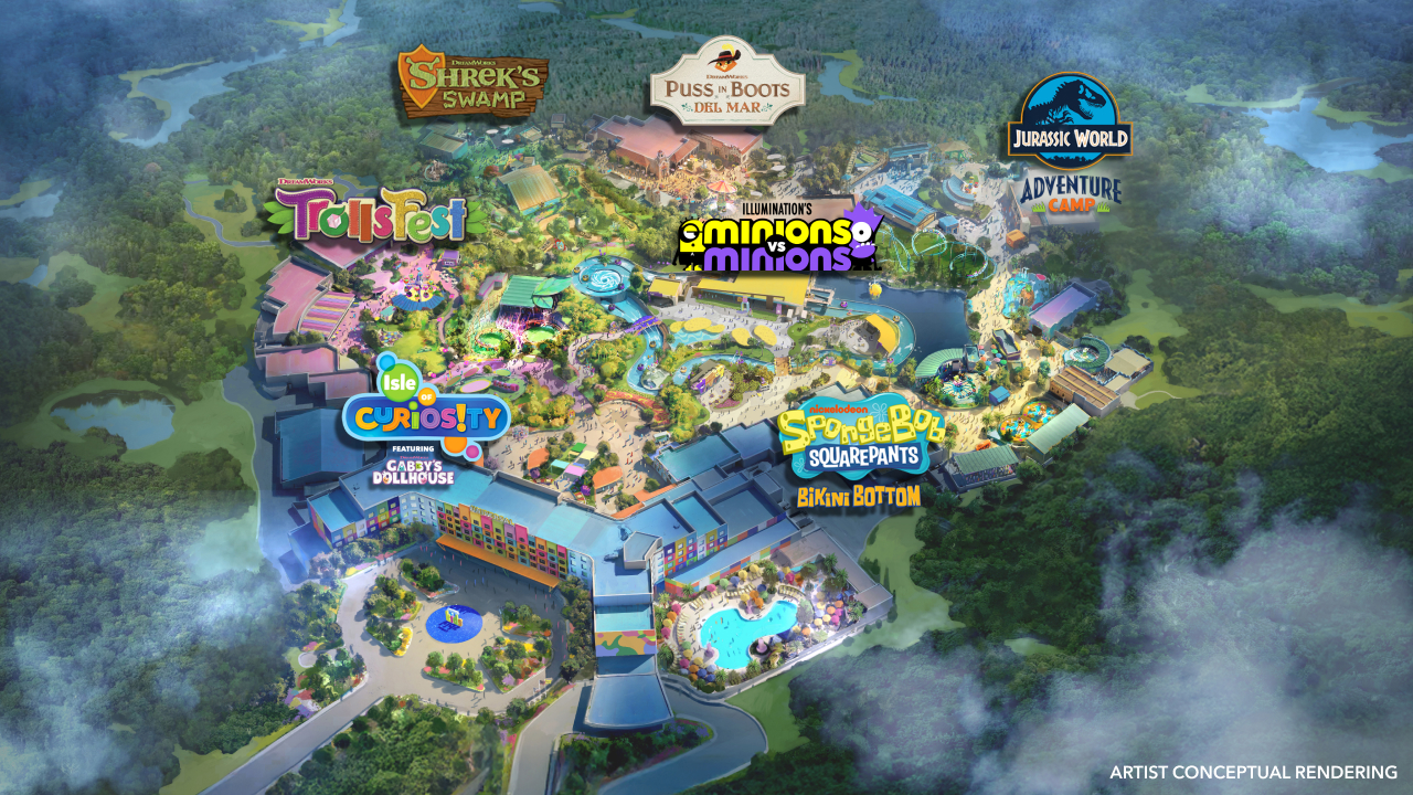 Universal Kids Resort lands