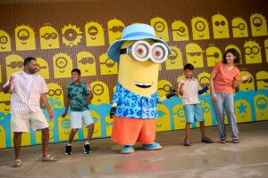 Say ‘Bello!’ when you meet your favorite Minions vacationing at the Bello Bay Club.
