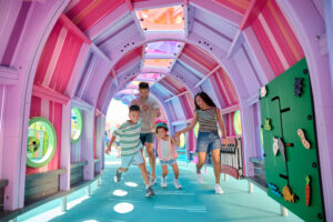 DreamWorks' TrollsFest features two interactive play areas, Poppy’s Playland and Trolls Critter Crawl, for good Trolls-fashioned fun.