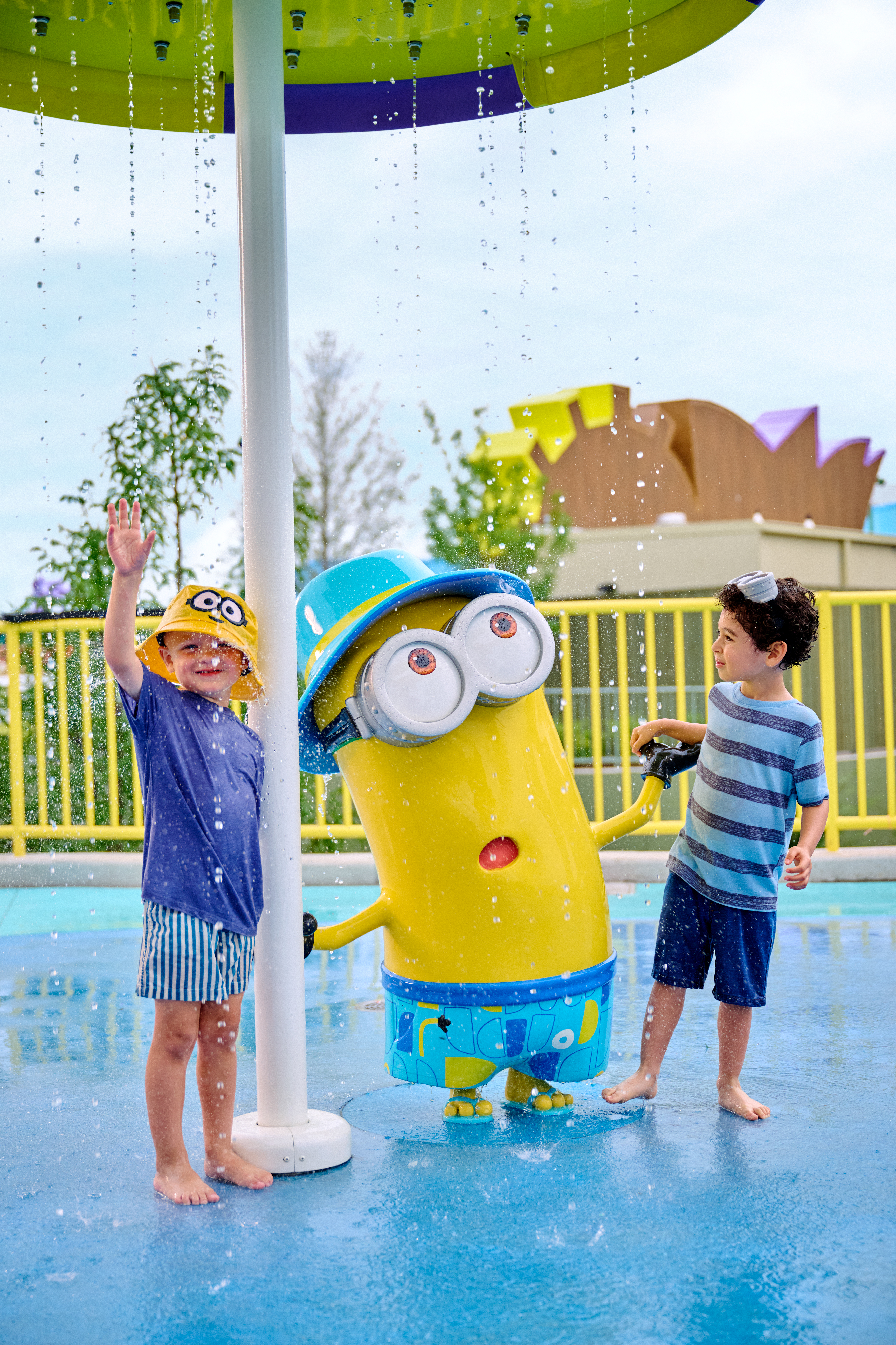 Guests step into the mayhem of a spirited water battle, full of unexpected surprises that only Illumination’s iconic Minions can deliver. 