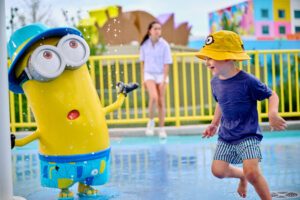 Water-Soaked Fun at Illumination’s Minions vs. Minions: Bello Bay Club