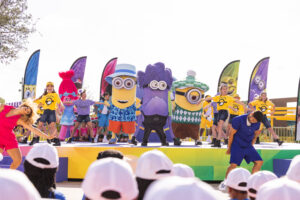 Universal Kids Resort marked the grand opening with catchy choreographed dance moments including this one with Illumination’s Minions.