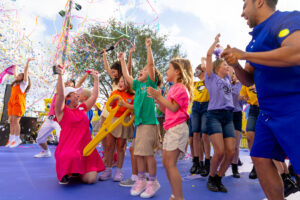 Kids celebrate grand opening